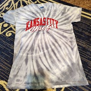 Kansas City Chiefs Tye Dye SS Tee Shirt  Small